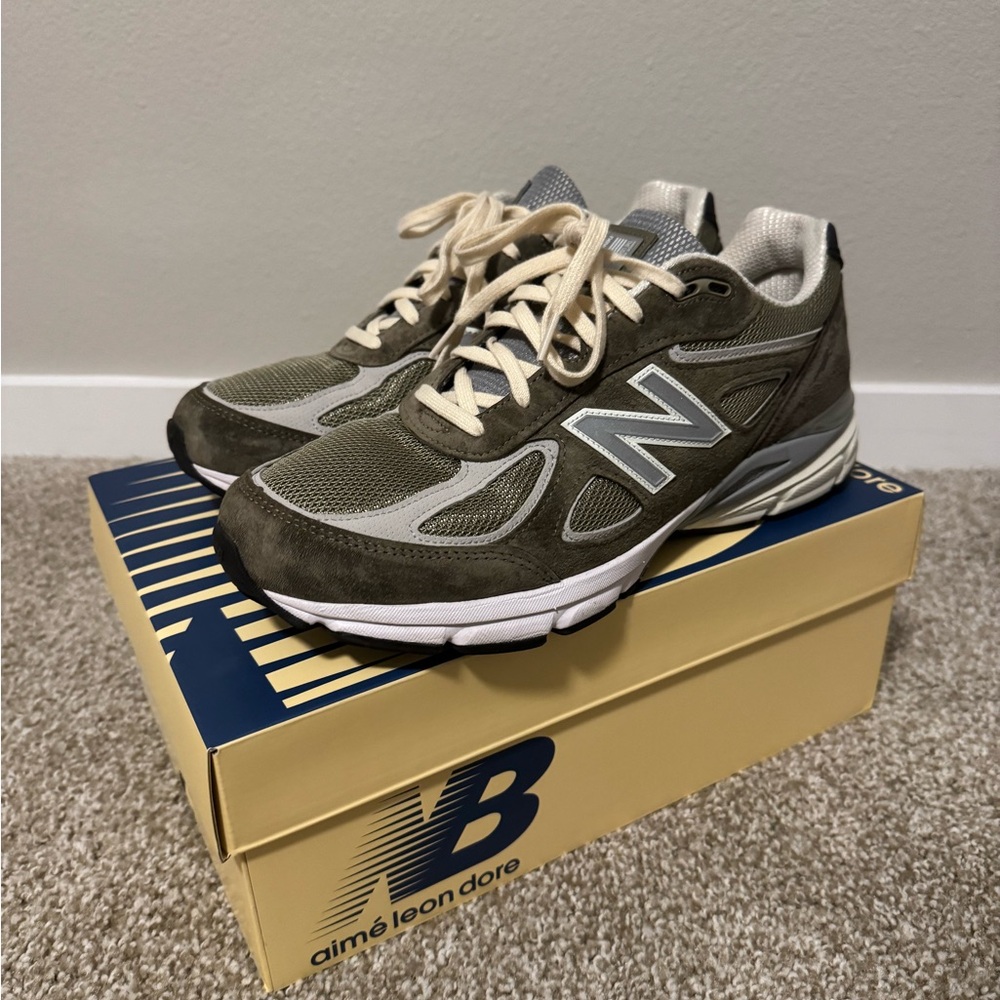 Aimé Leon dore New Balance 990s  only worn once with original packaging.